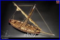 ZHL LEUDO Scale 1/48 430mm 17 Wood Ship Model Kit Sailboat model kit