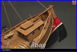 ZHL LEUDO Scale 1/48 430mm 17 Wood Ship Model Kit Sailboat model kit