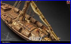 ZHL LEUDO Scale 1/48 430mm 17 Wood Ship Model Kit Sailboat model kit