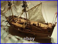 ZHL MODEL Golden Star Scale 1/100 Wooden Model Ship Kit length 760mm NEW