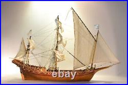 ZHL MODEL Version Misticque French Xebec 1750 Wood Model Ship Kits