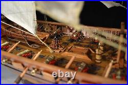 ZHL MODEL Version Misticque French Xebec 1750 Wood Model Ship Kits