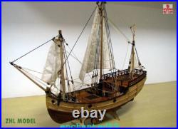 ZHL Pinta Pinta Wood Model Ship Kits scale 1/50 L 25.6 Yuanqing