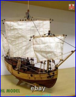 ZHL Pinta Pinta Wood Model Ship Kits scale 1/50 L 25.6 Yuanqing