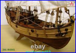 ZHL Pinta Pinta Wood Model Ship Kits scale 1/50 L 25.6 Yuanqing