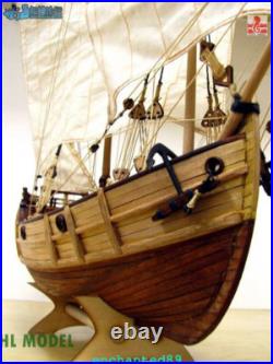 ZHL Pinta Pinta Wood Model Ship Kits scale 1/50 L 25.6 Yuanqing