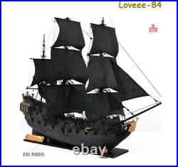 ZHL The Black Pearl Golden Version 2021 Wood Model Ship Kit 31 Inch 1/65 Scale