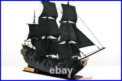 ZHL The Black Pearl Golden Version 2021 Wood Model Ship Kit 31 Inch 1/65 Scale