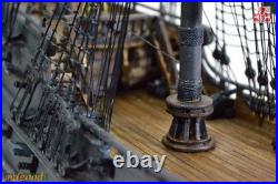 ZHL The Black Pearl Golden Version 2021 Wood Model Ship Kit 31 Inch 1/65 Scale