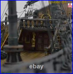 ZHL The Black Pearl Golden Version 2021 Wood Model Ship Kit 31 Inch 1/65 Scale