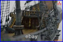 ZHL The Black Pearl Golden Version 2021 Wood Model Ship Kit 31 Inch 1/65 Scale