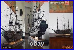 ZHL The Black Pearl Golden Version 2021 Wood Model Ship Kit 31 Inch 1/65 Scale