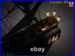 ZHL The Black Pearl Golden Version 2021 Wood Model Ship Kit 31 Inch 1/65 Scale