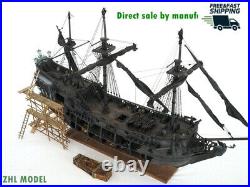 ZHL all-scenario version of the black pearl ship model kits 1-2 poles