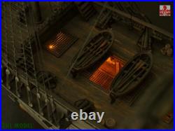 ZHL all-scenario version of the black pearl ship model kits 1-2 poles