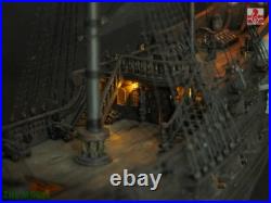 ZHL all-scenario version of the black pearl ship model kits 1-2 poles