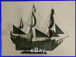 ZVEZDA 9037 Plastic Model Kit 1/72 Black Pearl Captains Jack Sparrow Ship Disney